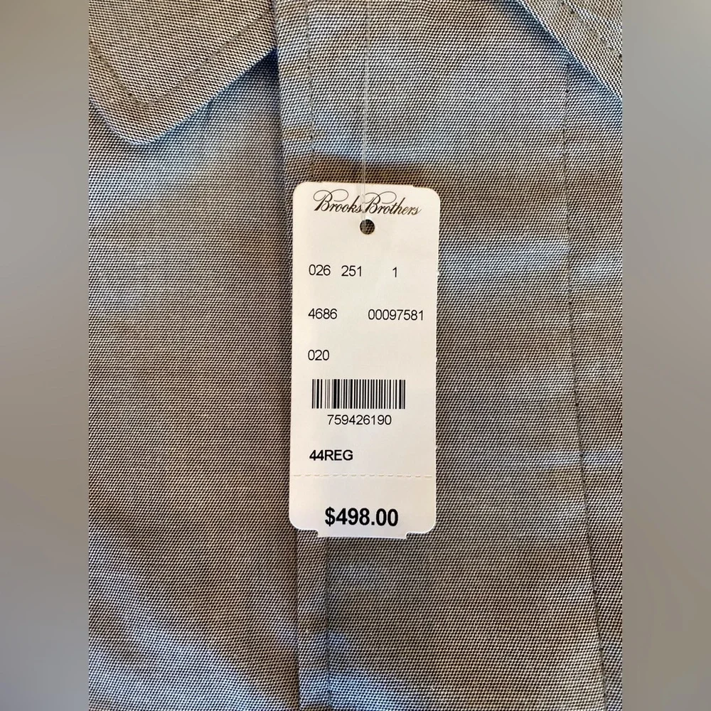 NWT Brooks Brothers Lightweight Trench sz 44 Regular - Picture 7 of 13